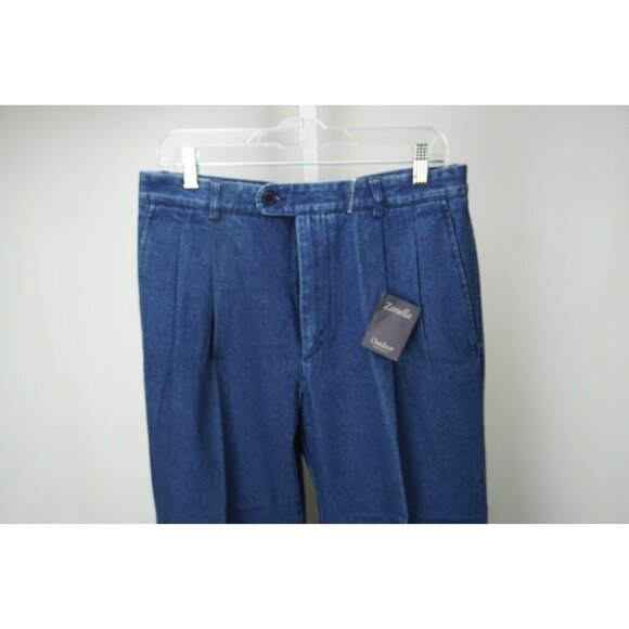 Zanella Outdoor Medium Wash Cotton Blue Jeans Sz 50 NEW